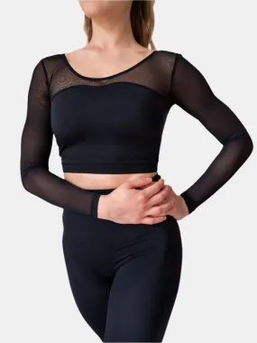 Black Long Sleeve Top Euridice