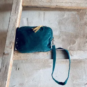 Daily Bag  - WV Woven Velvet - S022 Teal Blue