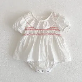 Embroidery Romper Infant Clothes