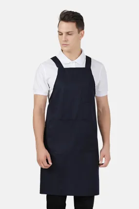 Hansel Navy Blue Service Bib Apron