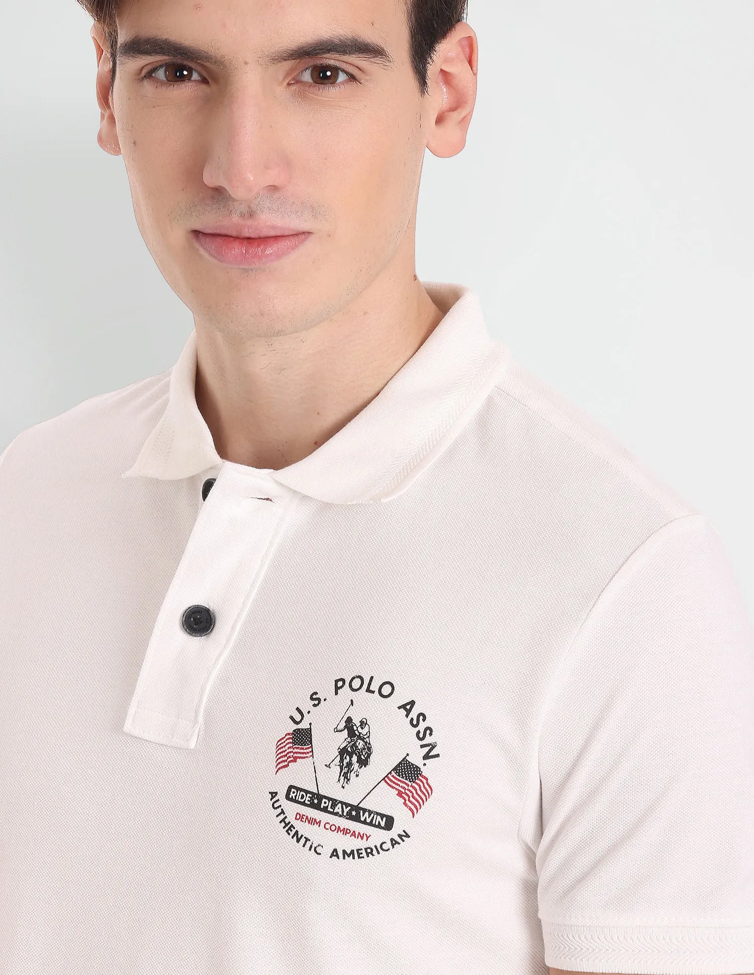 Iconic Graphic Print Polo Shirt