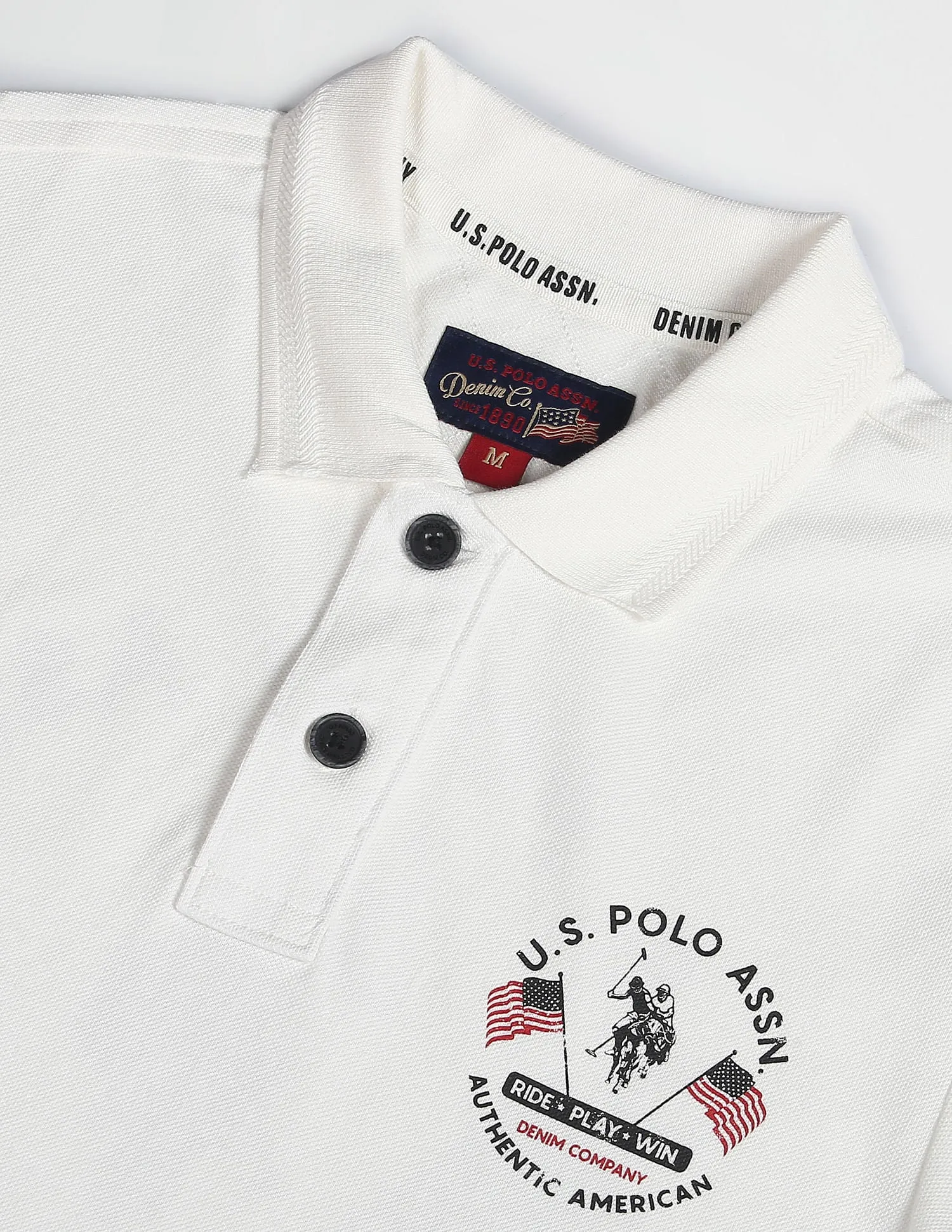 Iconic Graphic Print Polo Shirt