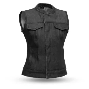 Ludlow Women's Motorcycle Denim Vest