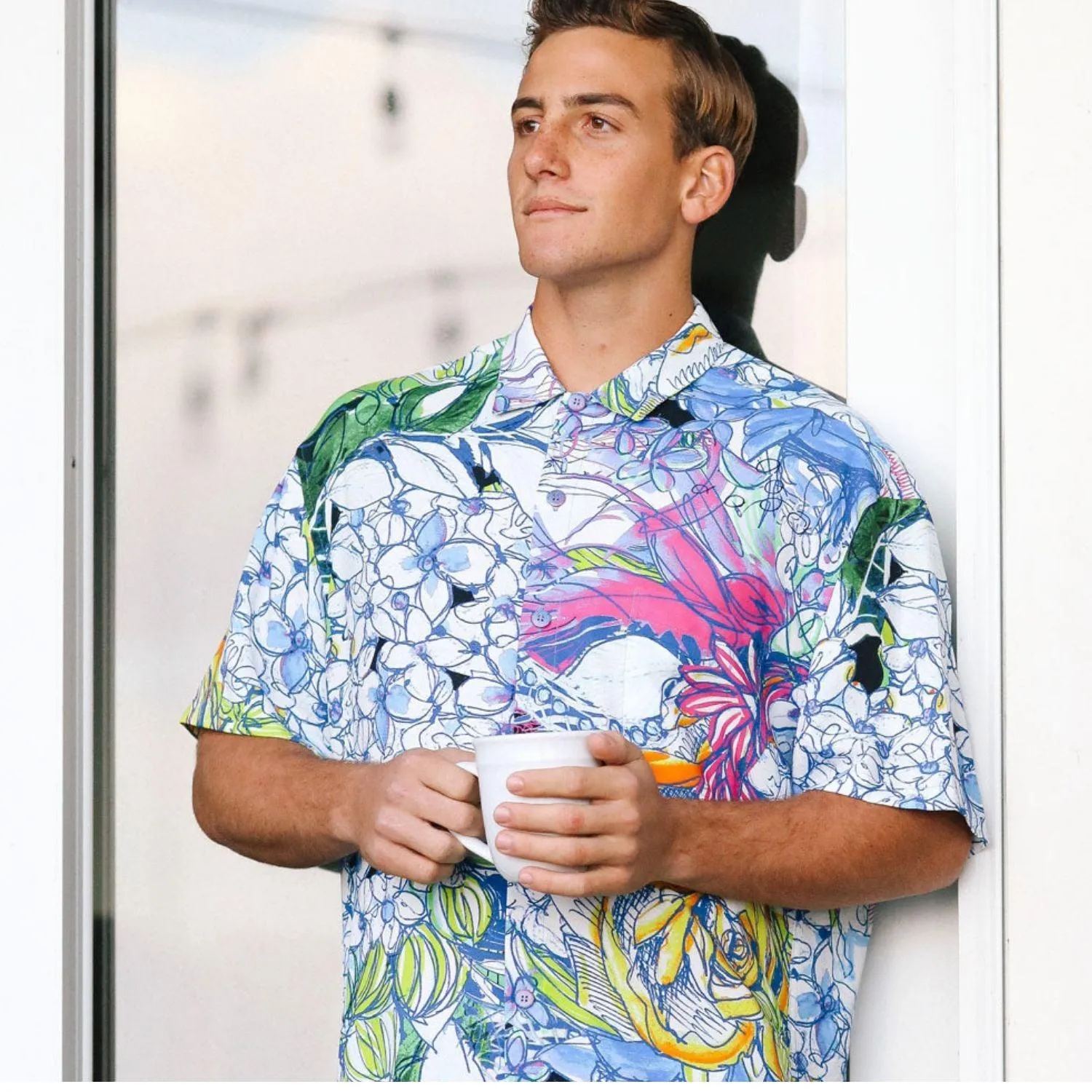 Men's Retro Shirt - Grandiflora