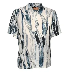 Men's Retro Shirt - Lucky Bamboo Navy