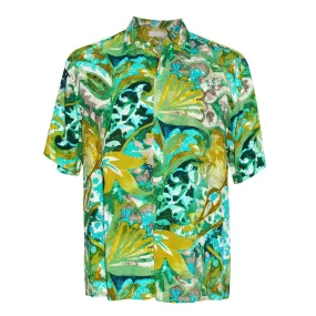 Men's Retro Shirt - Mosaic Fern