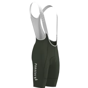 Men's WT 2ND SKIN Bib Short - Forest w/Panache Logo