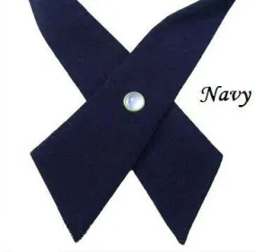 Navy Blue Cross Tie