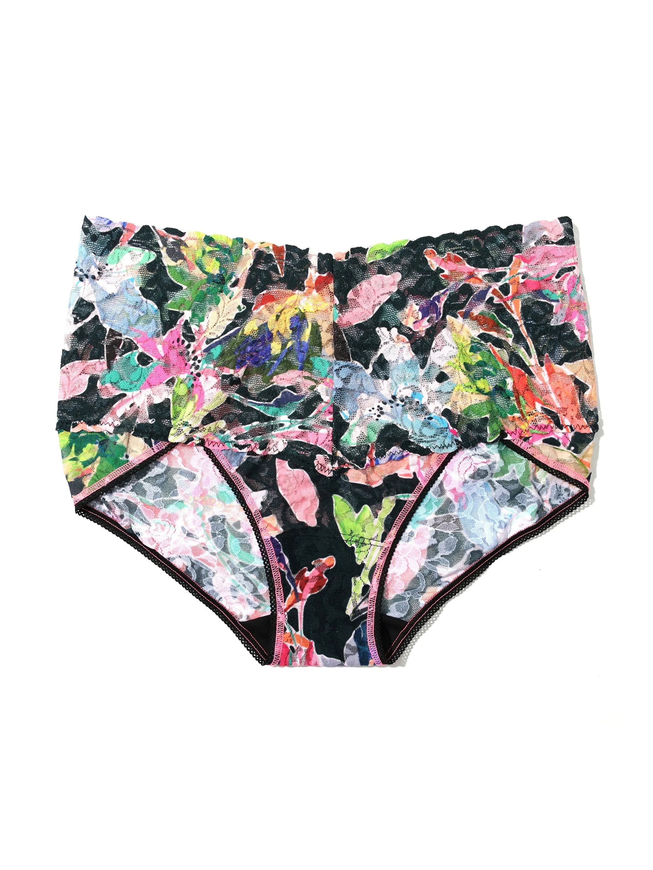 Printed Retro Lace V-Kini Unapologetic Sale