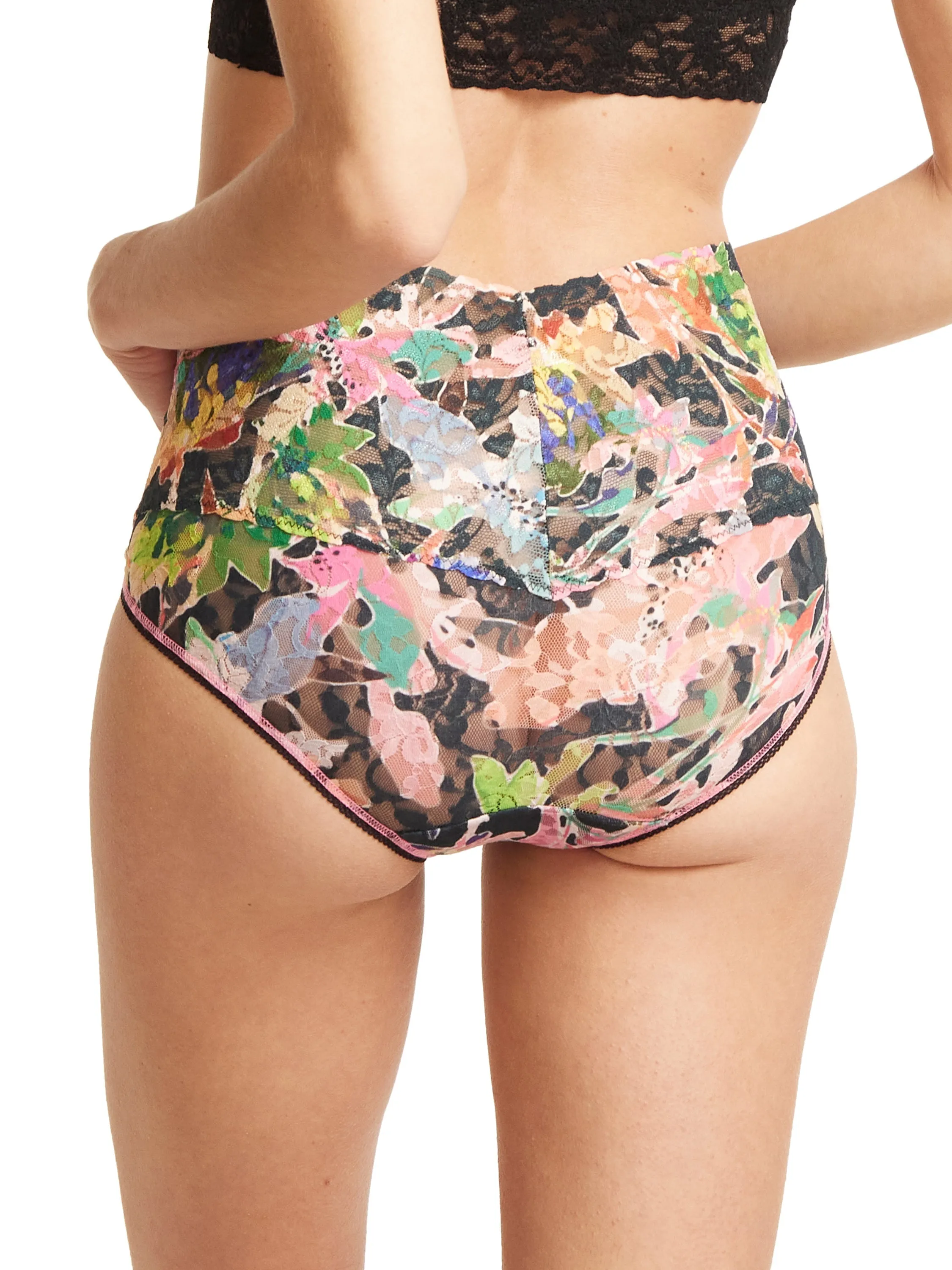 Printed Retro Lace V-Kini Unapologetic Sale