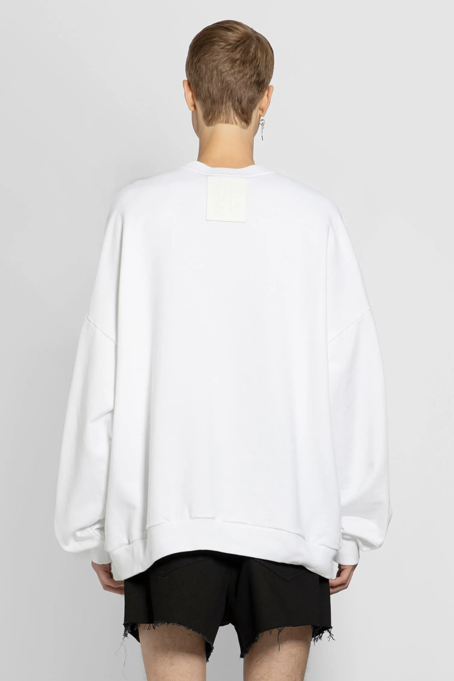 RAF SIMONS MAN WHITE SWEATSHIRTS