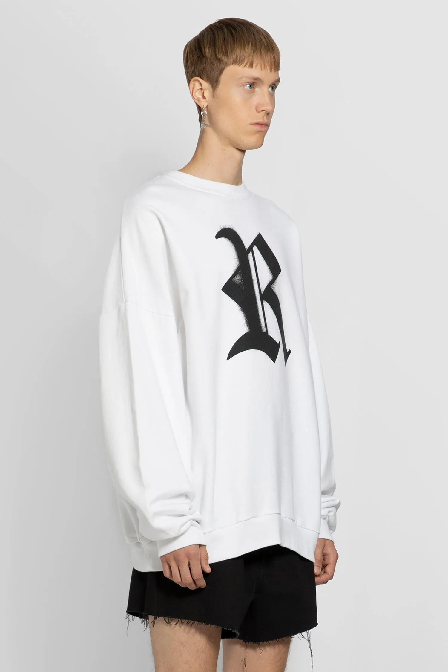 RAF SIMONS MAN WHITE SWEATSHIRTS