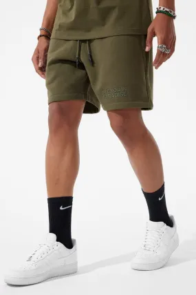 Retro - Paradise Tonal Shorts (Olive)