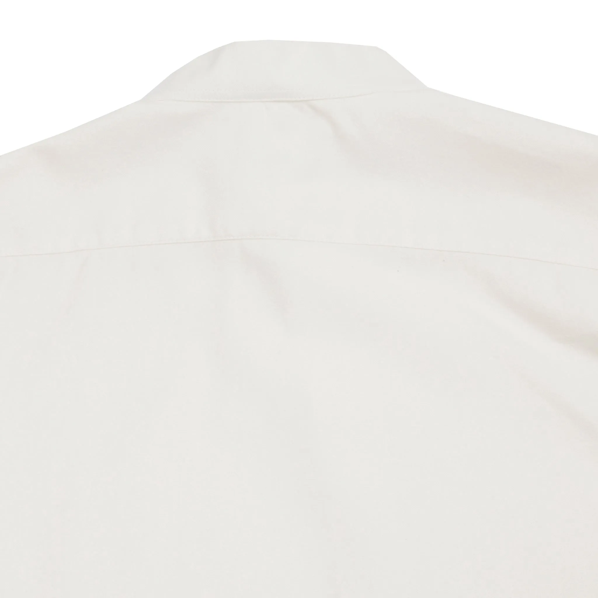 Salvatore Piccolo Women's Collarless Pop-Over Shirt in Natural White