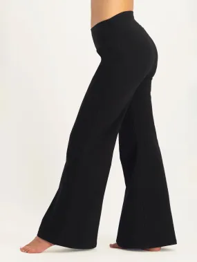 Urban Goddess Mave Wide Leg Yoga Pants - Onyx Black