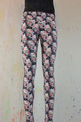 Walter Knabe Legging Skull Floral